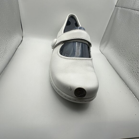 Klogs Ashley women’s size 8M white Mary Jane nursing comfort clog with inserts - Picture 11 of 12